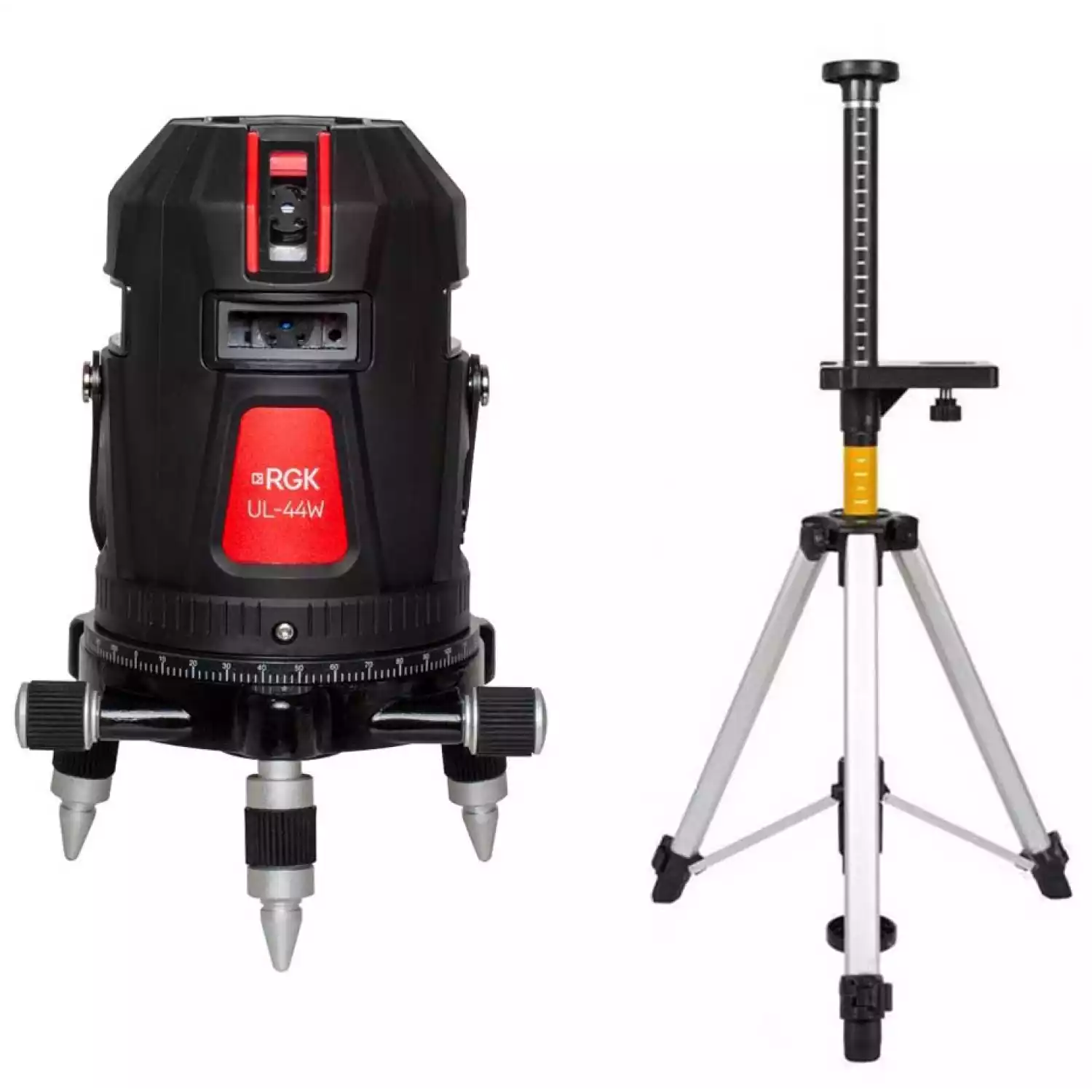 Лазерный уровень RGK UL-44W Black + штанга-упор RGK CG-2 - 1