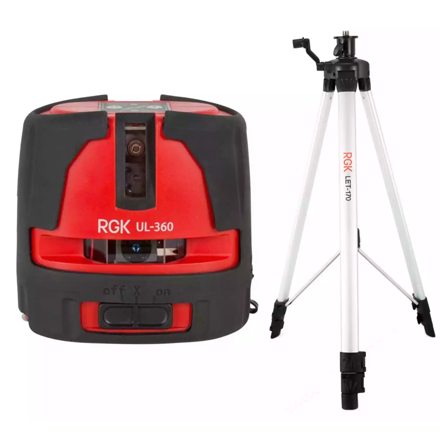 Лазерный уровень RGK UL-360 + штатив RGK F170 - 1