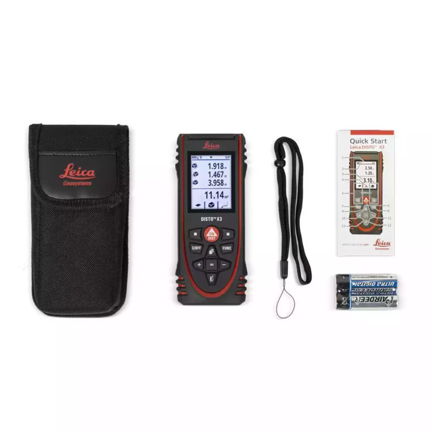 Лазерный дальномер Leica Disto X3 - 4