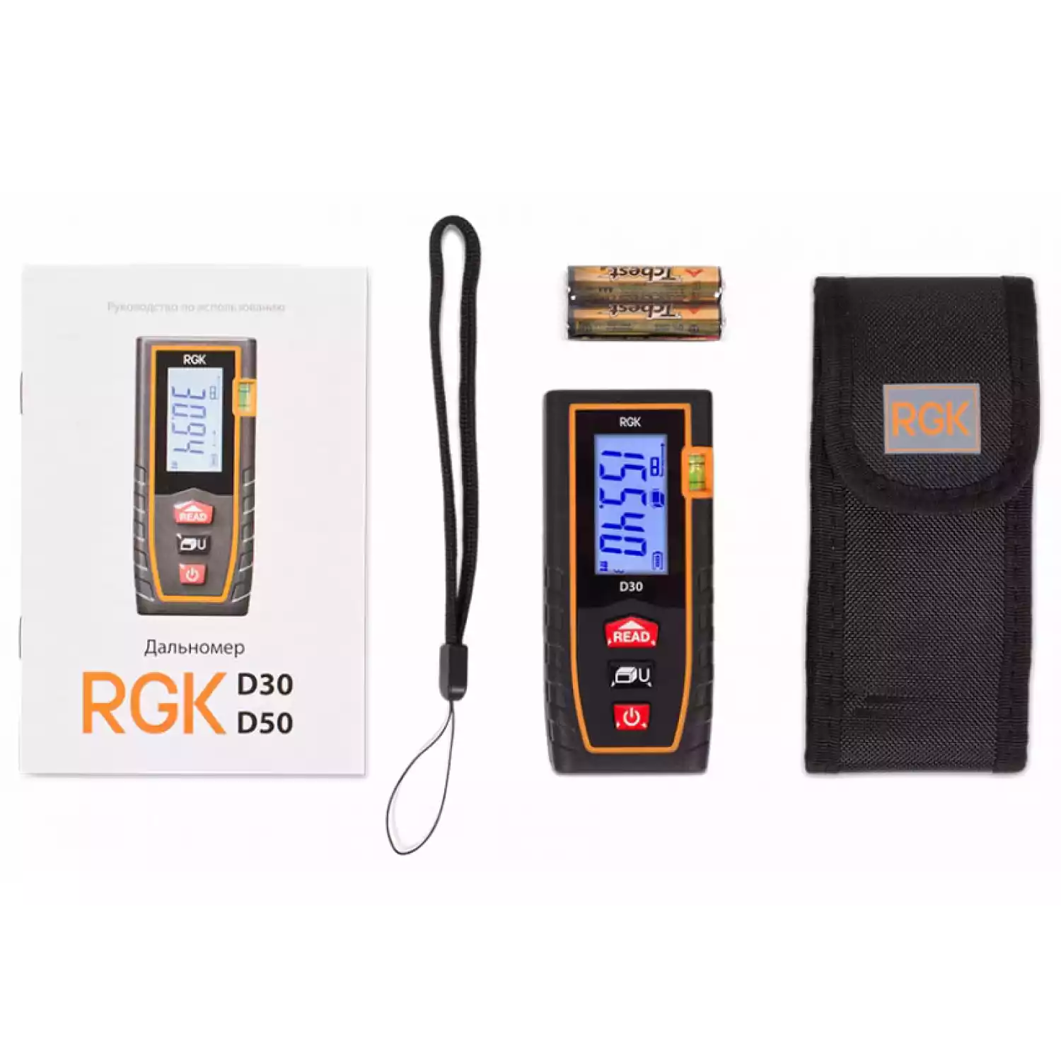 Лазерный дальномер RGK D30 NEW - 3