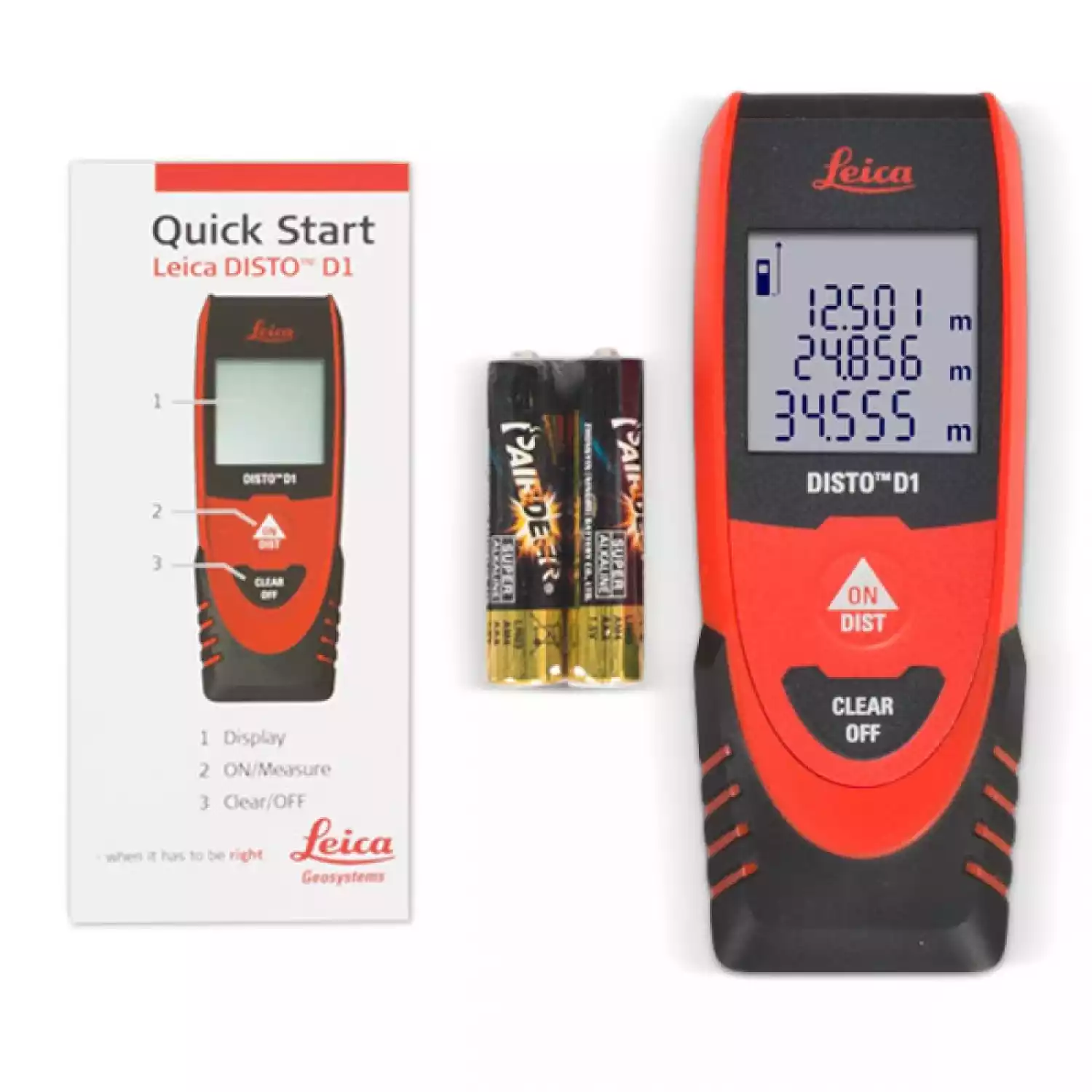 Лазерный дальномер Leica DISTO D1 - 4