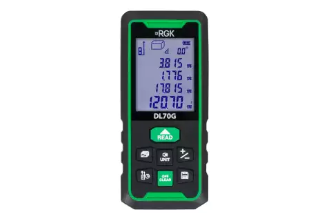 Лазерный дальномер RGK DL70G - зеленый луч