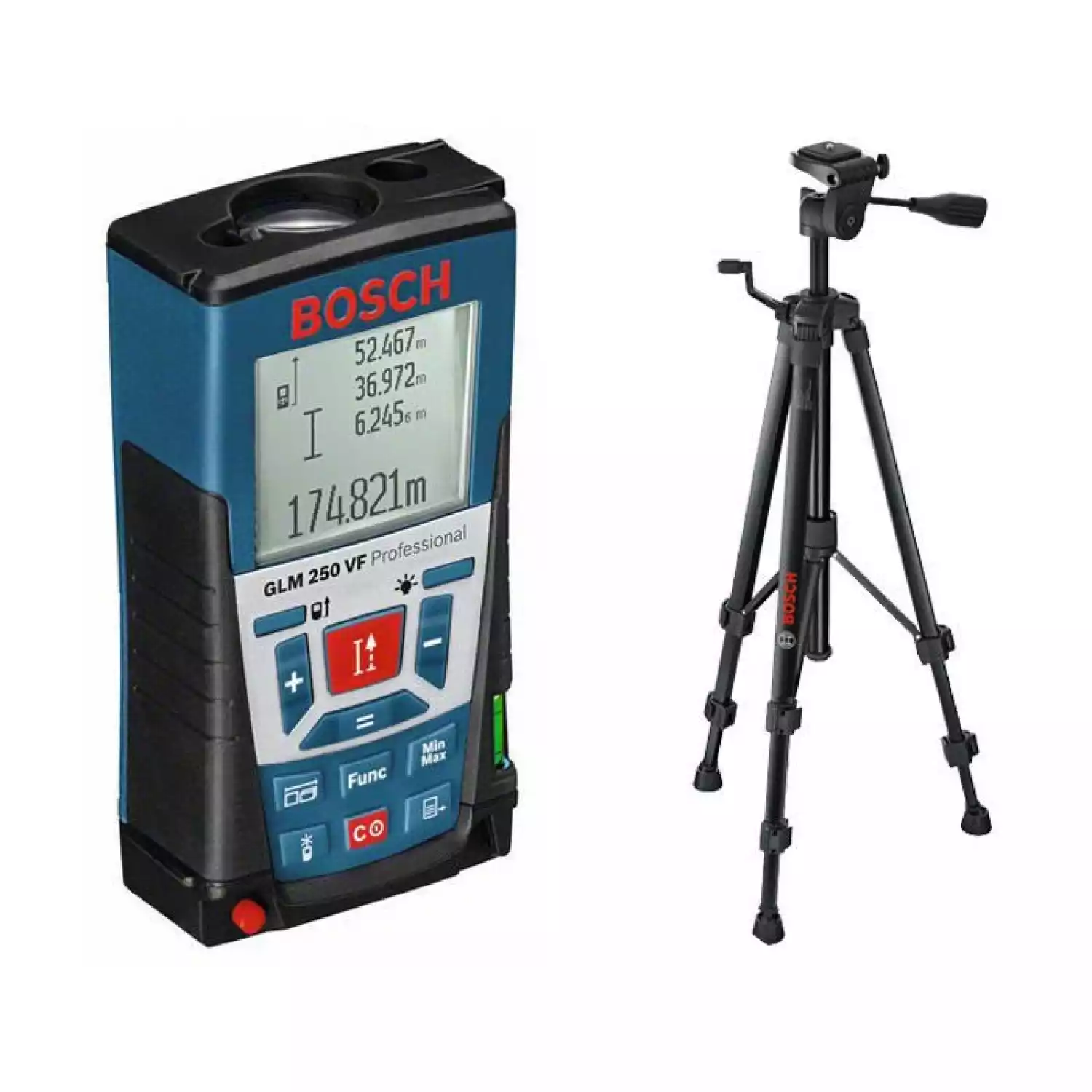 Лазерный дальномер Bosch GLM 250 VF + BT 150 (0.615.994.02J) - 1