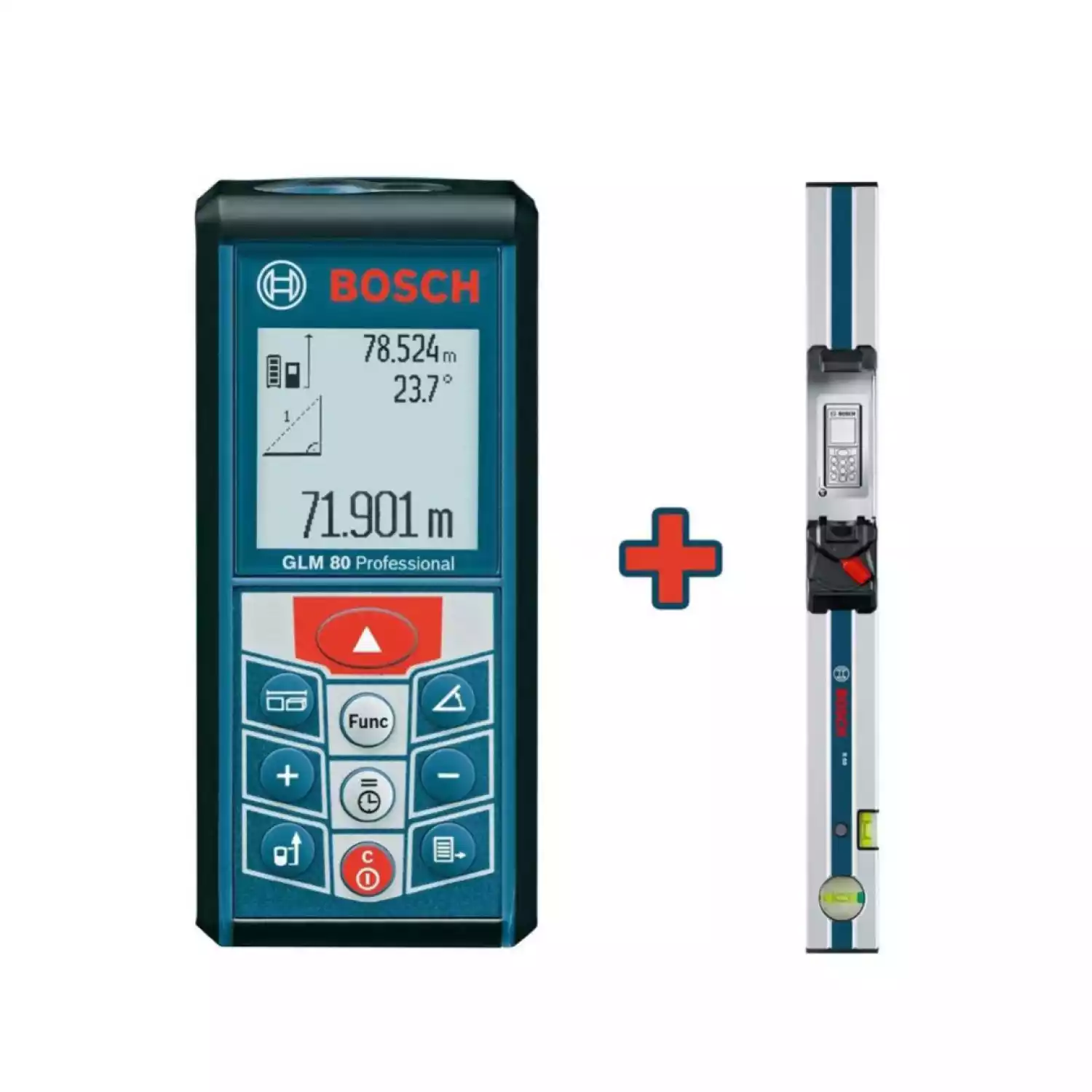 Лазерный дальномер BOSCH GLM 80 Professional + R 60 (0.601.072.301) - 1