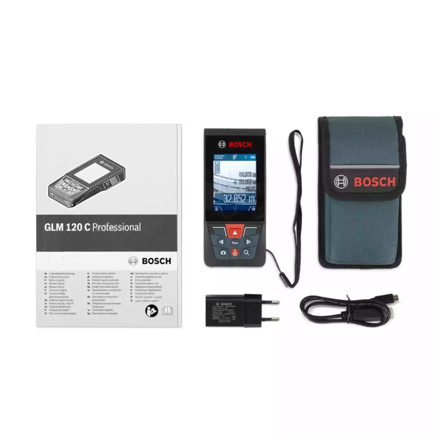 Лазерный дальномер Bosch GLM 120 C + BT 150 (0.601.072.F01) - 5