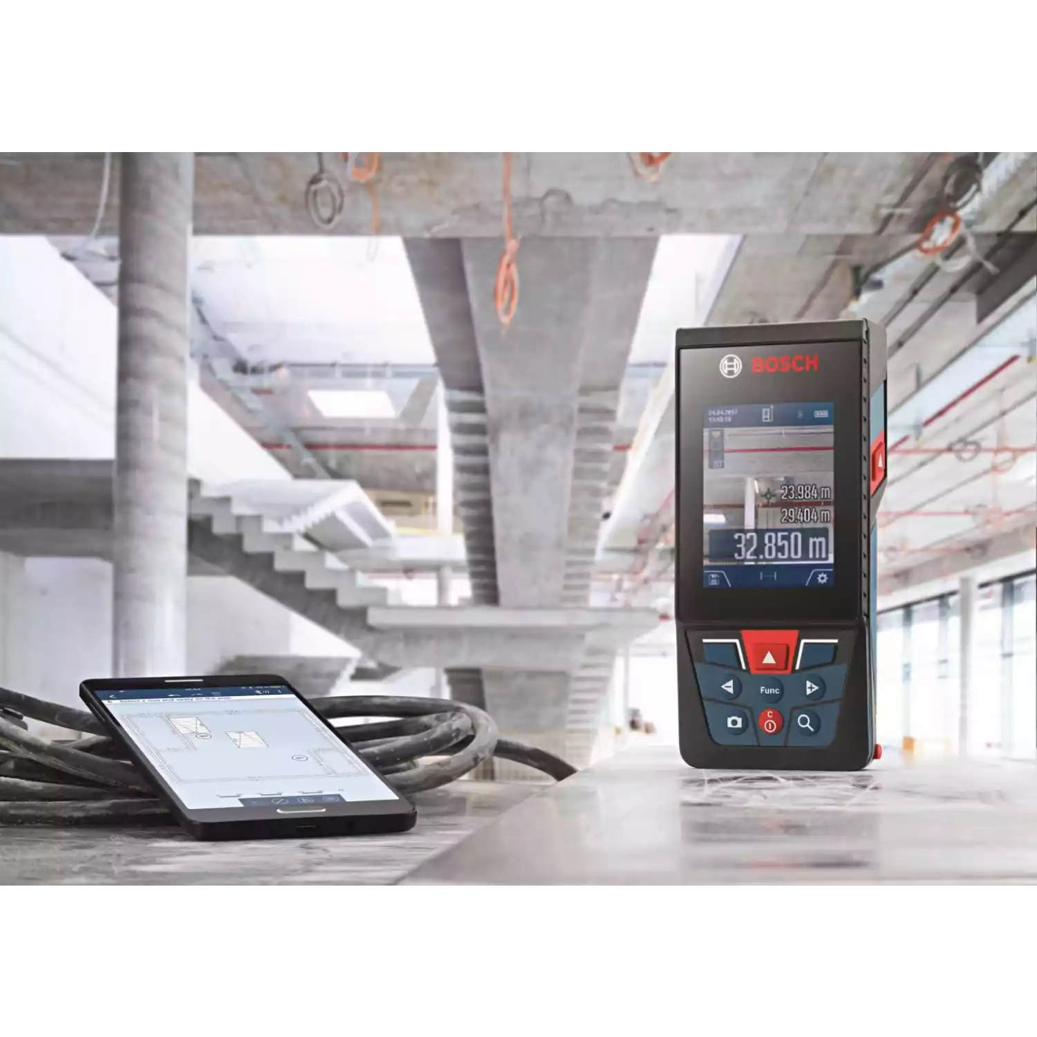 Лазерный дальномер Bosch GLM 120 C + BT 150 (0.601.072.F01) - 6