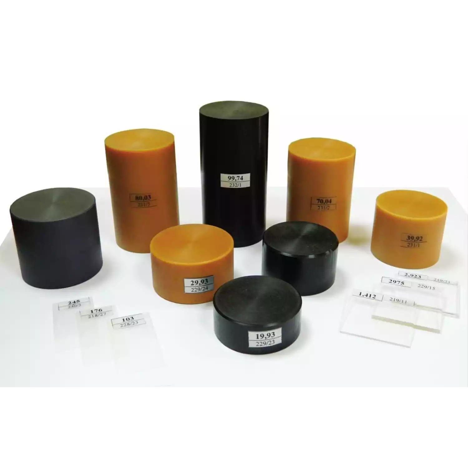 Комплект образцовых мер покрытий для калибровки электромагнитных толщиномеров - 1