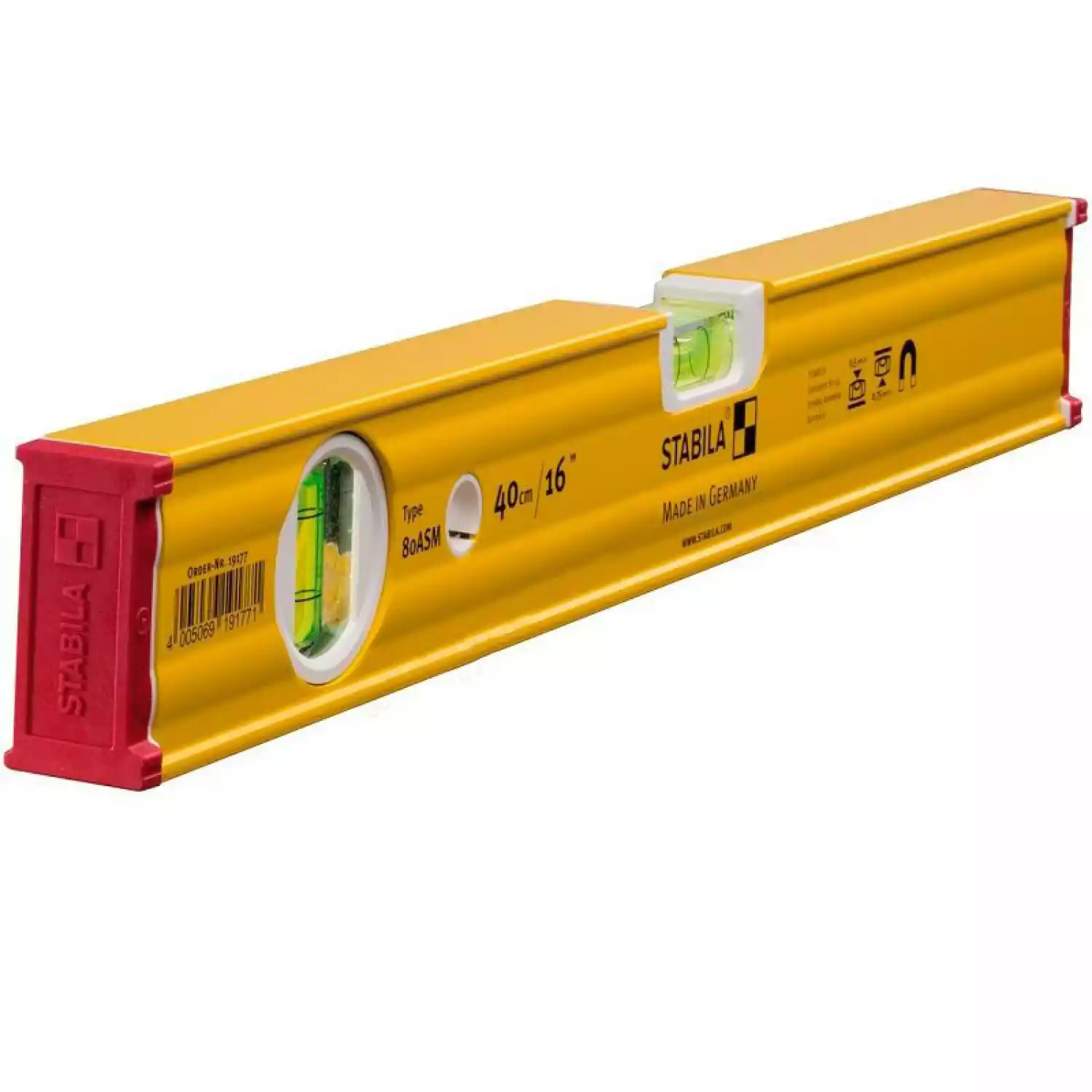 Строительный уровень Stabila 80АSM 40см - 1