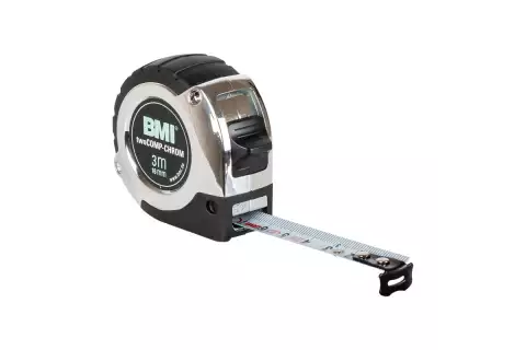 Измерительная рулетка BMI twoCOMP CHROM 3 M