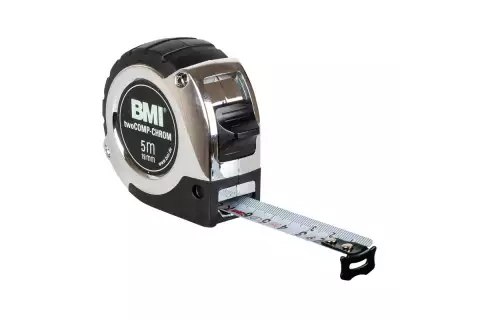Измерительная рулетка BMI twoCOMP CHROM 5 M