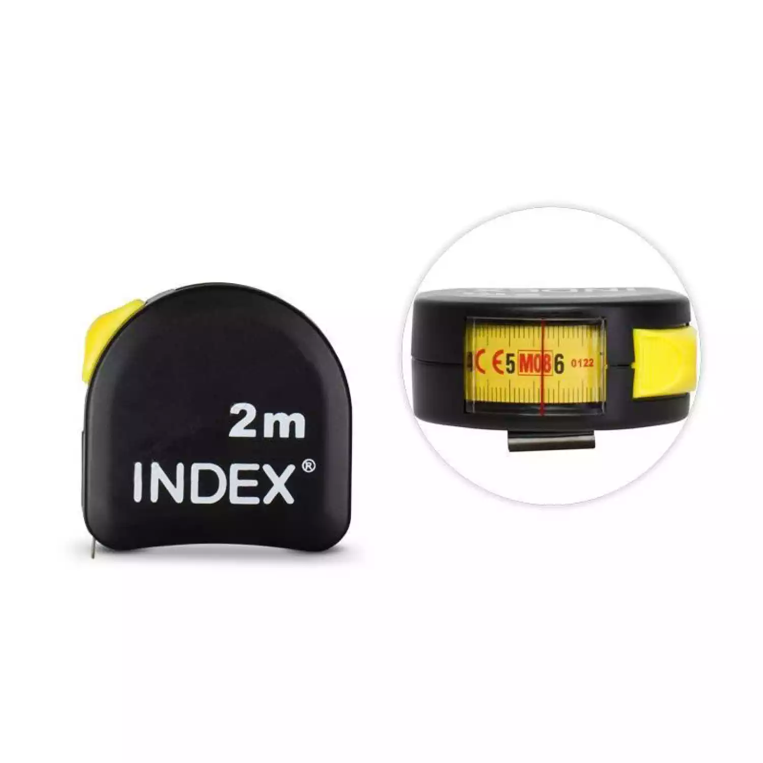Рулетка стальная INDEX TWA2016 (2 метра) - 2