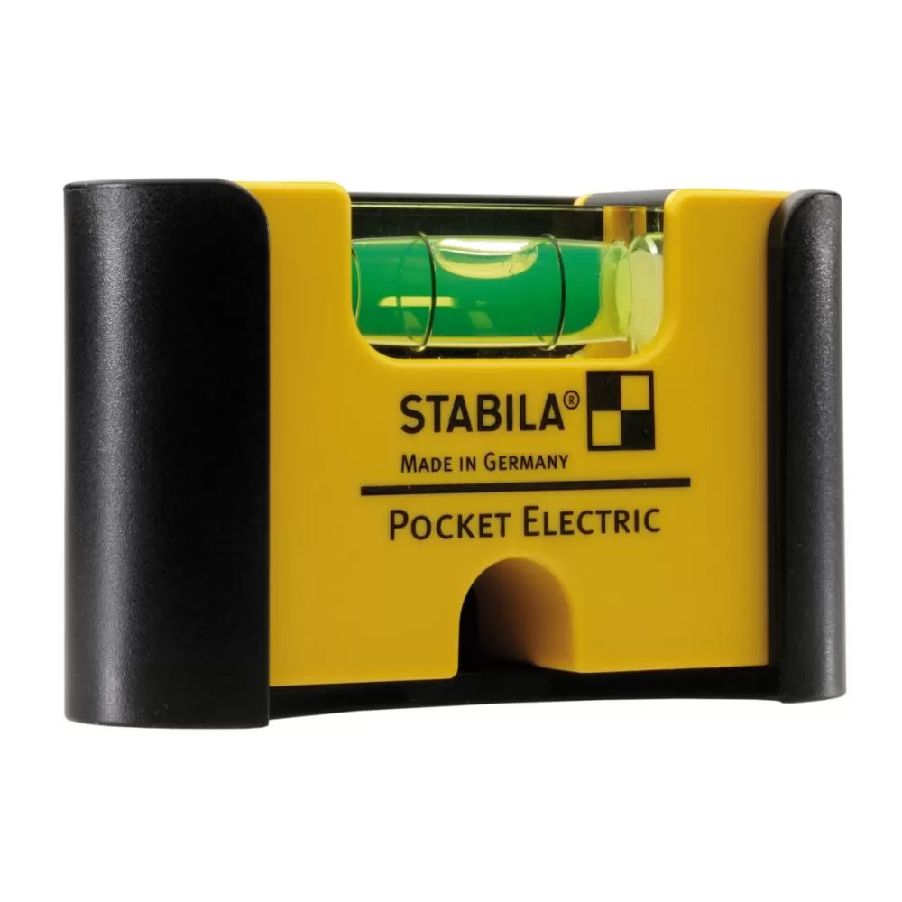 Строительный уровень Stabila Pocket Electric с чехлом на пояс - 1