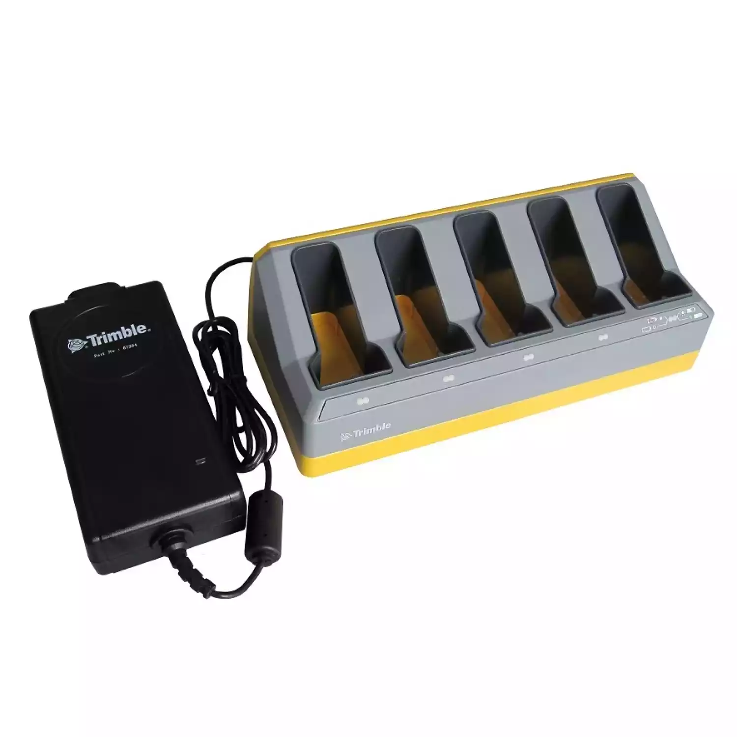 Устройство зарядное для Trimble TCU/S3/S6/S8, комплект (кабель питания и з/у на пять слотов) - 1