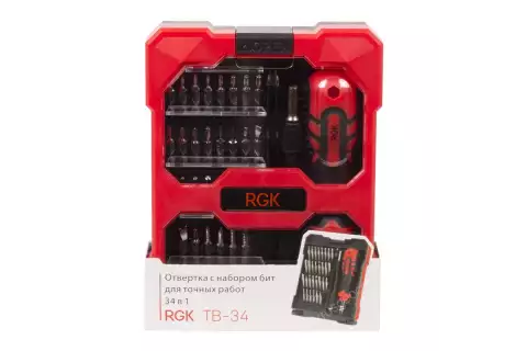Отвертка RGK TB-34 (34 в 1)