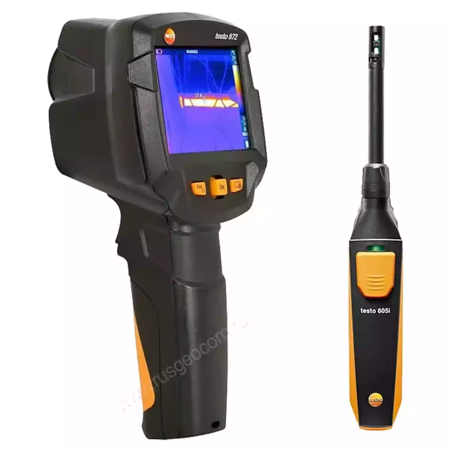 Комплект тепловизора Testo 872 и смарт-зонда термогигрометра Testo 605i - 1