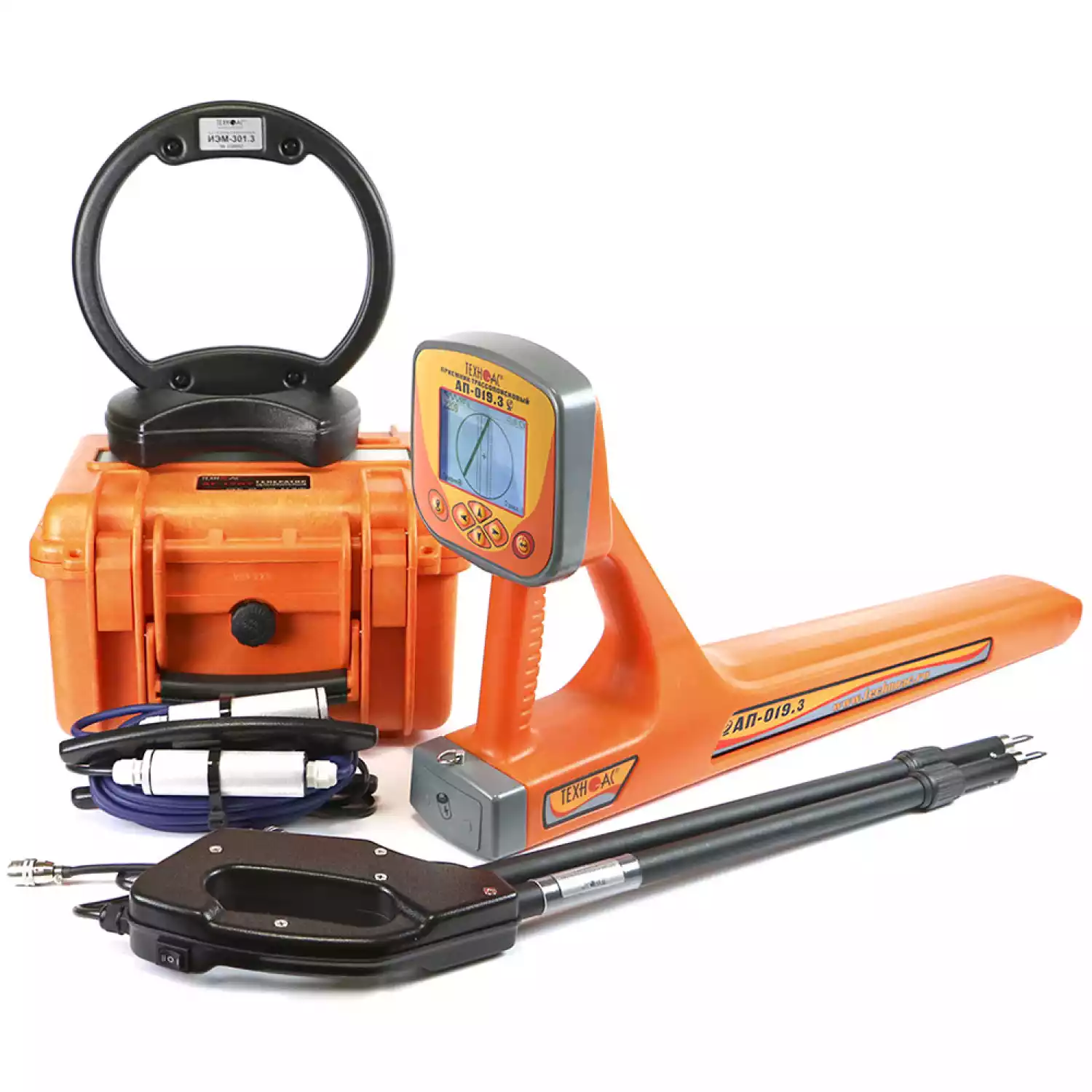 Кабелетрассоискатель с возможностью контроля качества изоляции и функцией сохранения GPS\ГЛОНАСС координат Атлет АГ-319К-СКИ - 1