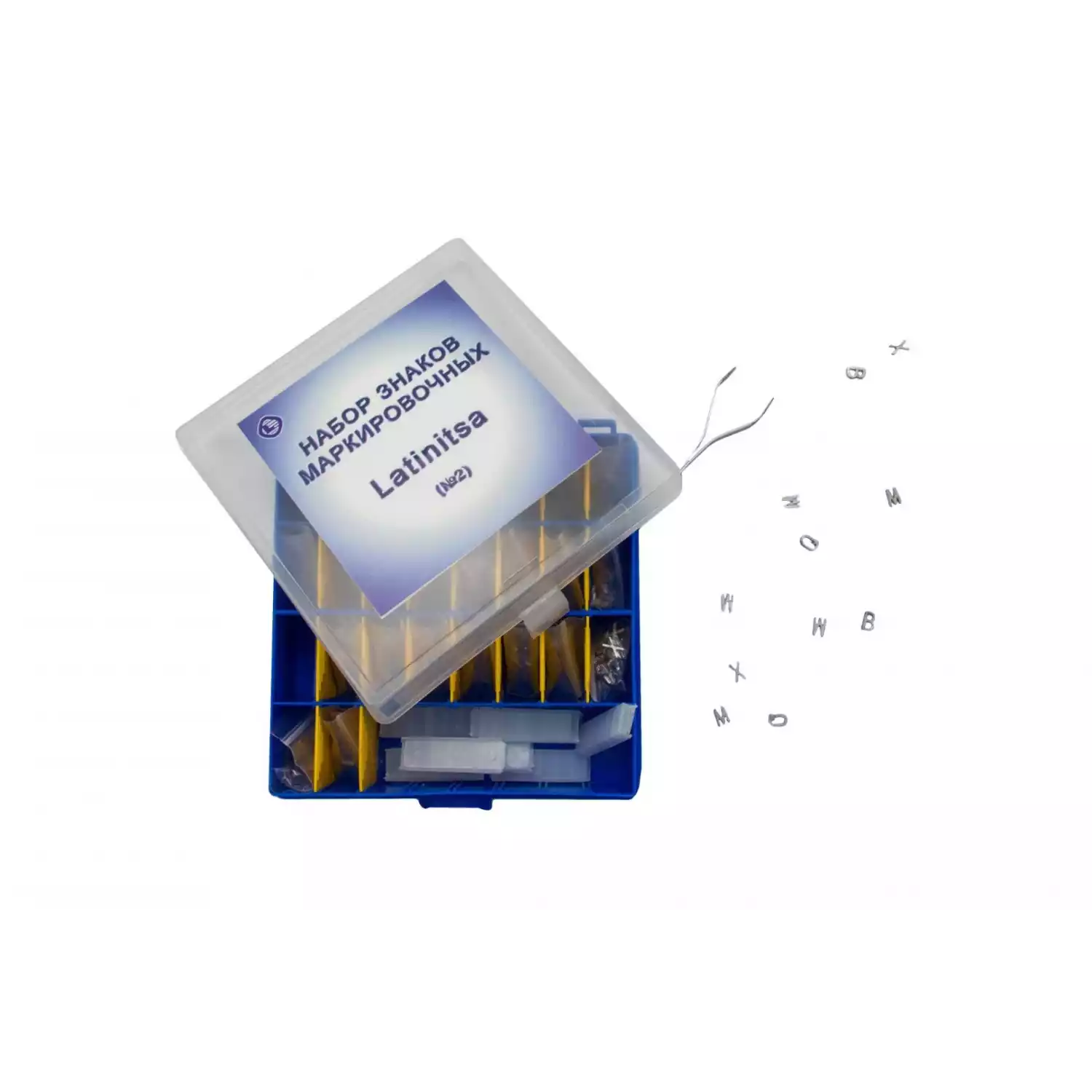 Набор маркировочных знаков латиница №1 (буквы латиница 5 мм) - 1