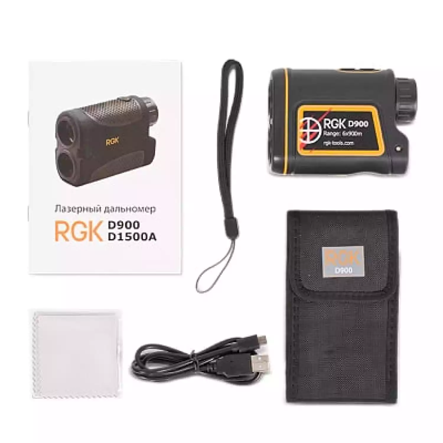 Лазерный дальномер RGK D900 - 2