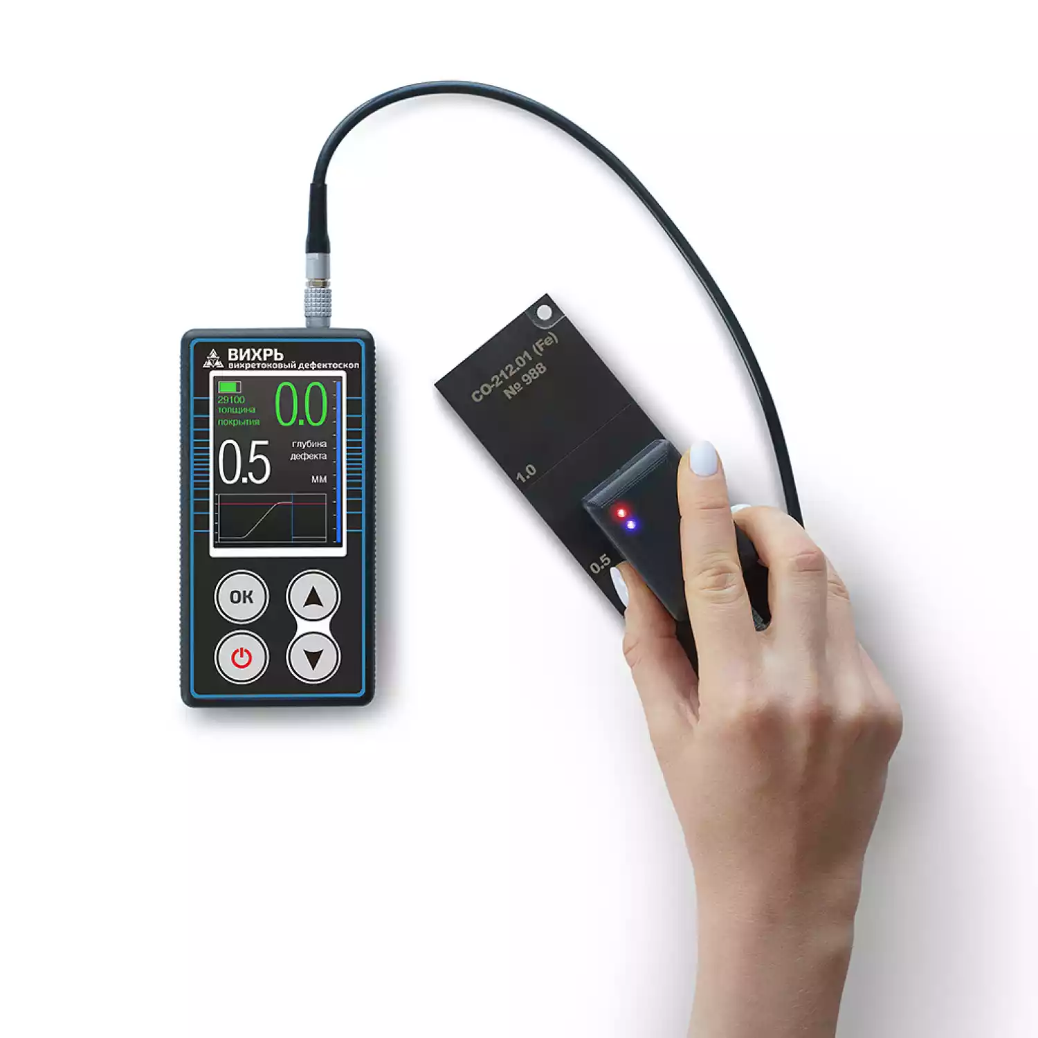 Магнитно-вихретоковый дефектоскоп Вихрь - 6