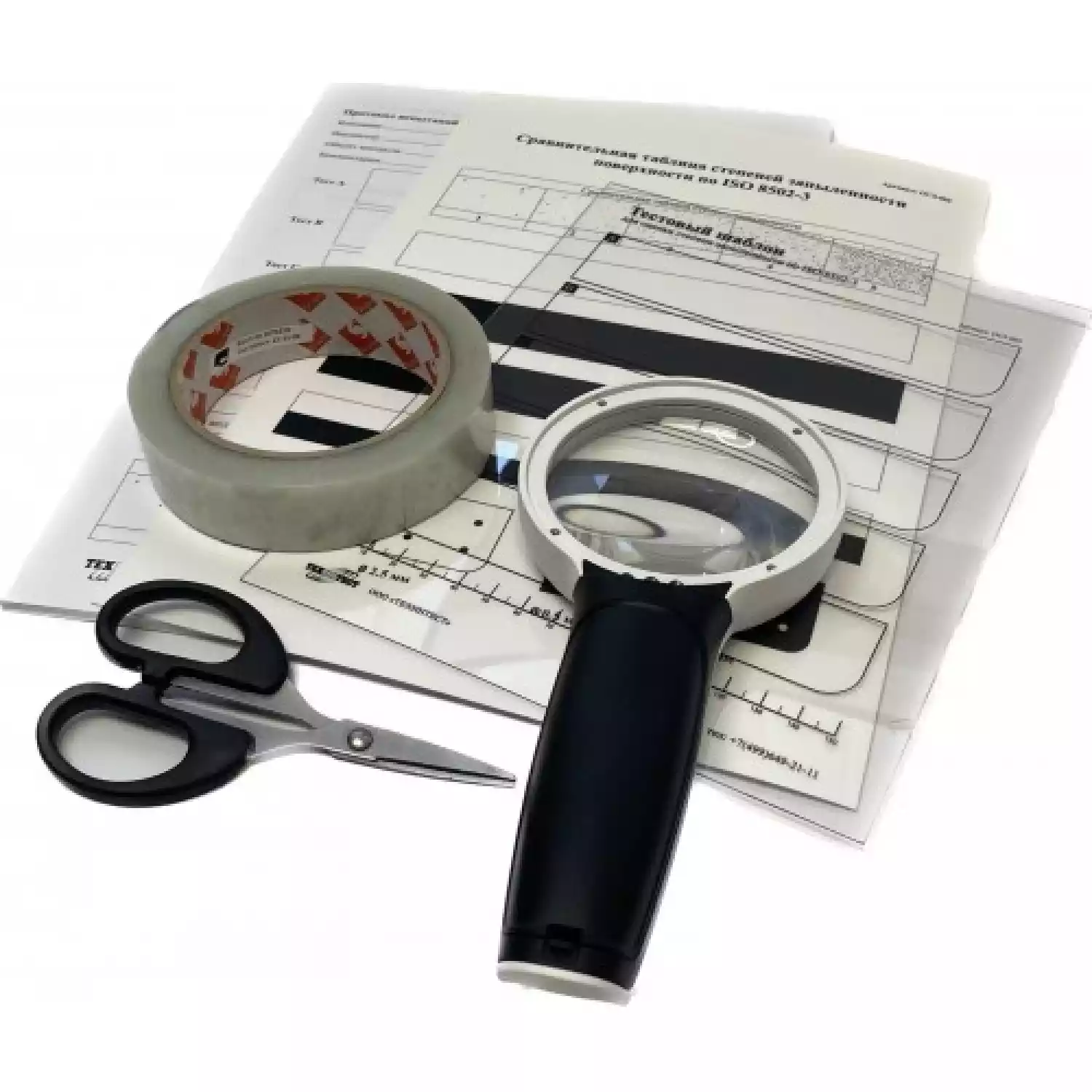 Набор для оценки степени запыленности по ISO 8502-3 - 3