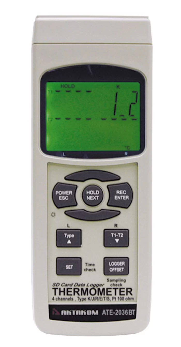 АТЕ-2036ВТ Измеритель-регистратор температуры с Bluetooth интерфейсом - 1