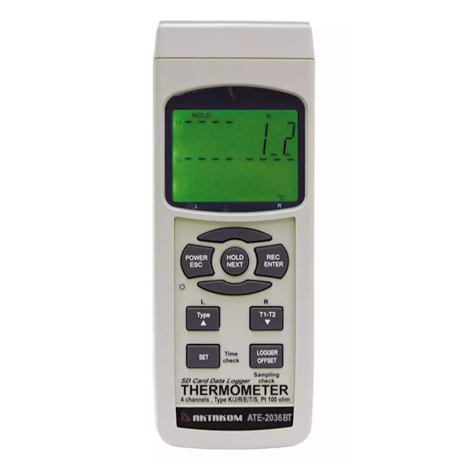 АТЕ-2036ВТ Измеритель-регистратор температуры с Bluetooth интерфейсом - 1