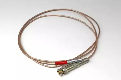 Кабель для подключения УЗ ПЭП BNC-Lemo 00 (одинарный)РАСШИРЕННЫЙ ТЕМПЕРАТУРНЫЙ РЕЖИМ (-50+250)