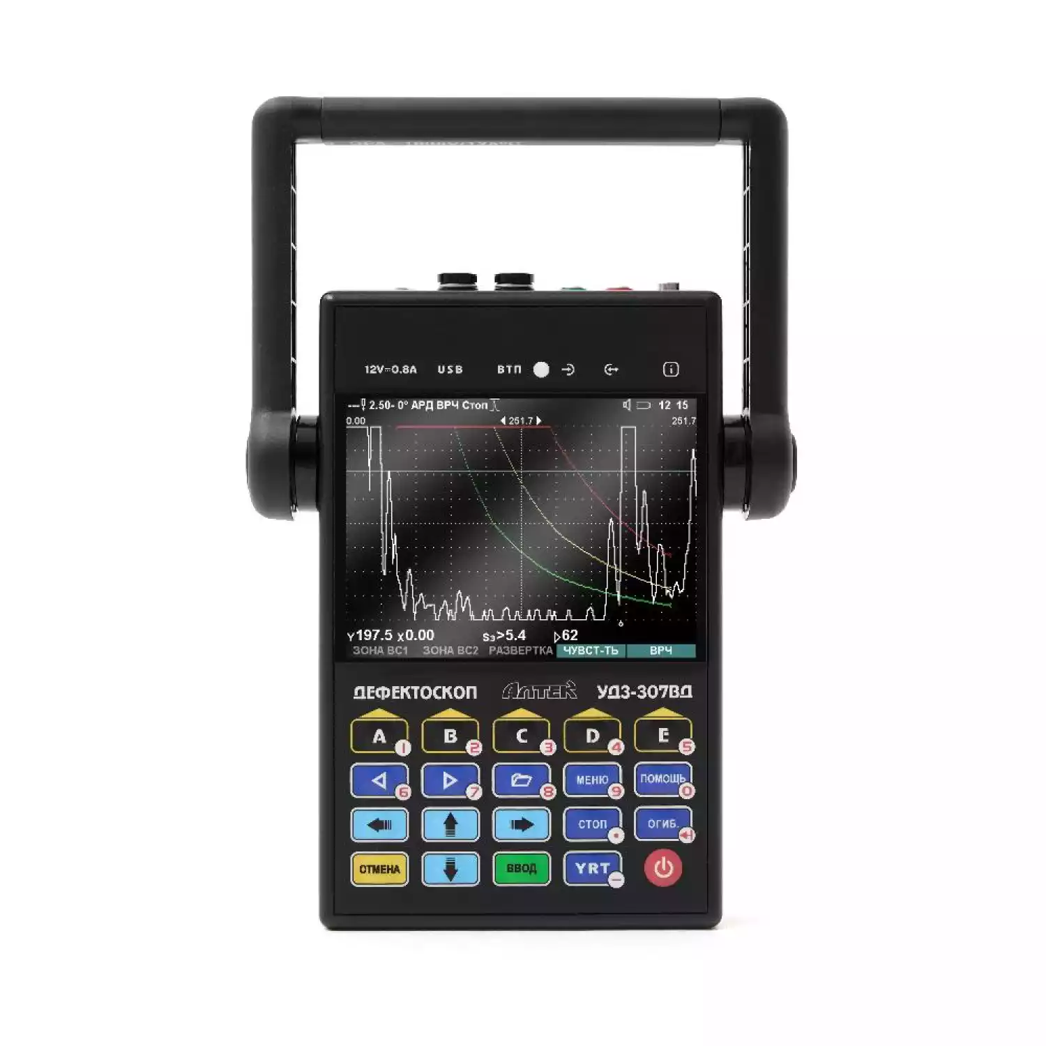 Ультразвуковой дефектоскоп Пеленг УД3-307ВД (с вихретоком) - 2