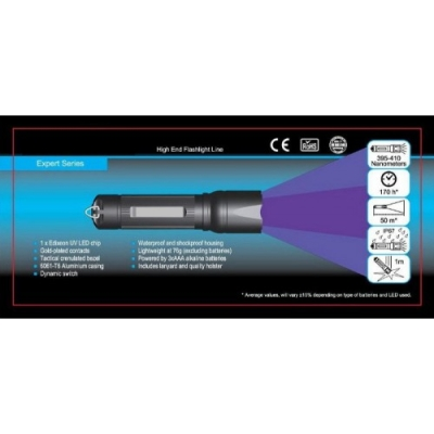 Фонарь ультрафиолетовый TQC LD7290 (UV SPOTLIGHT) - 2