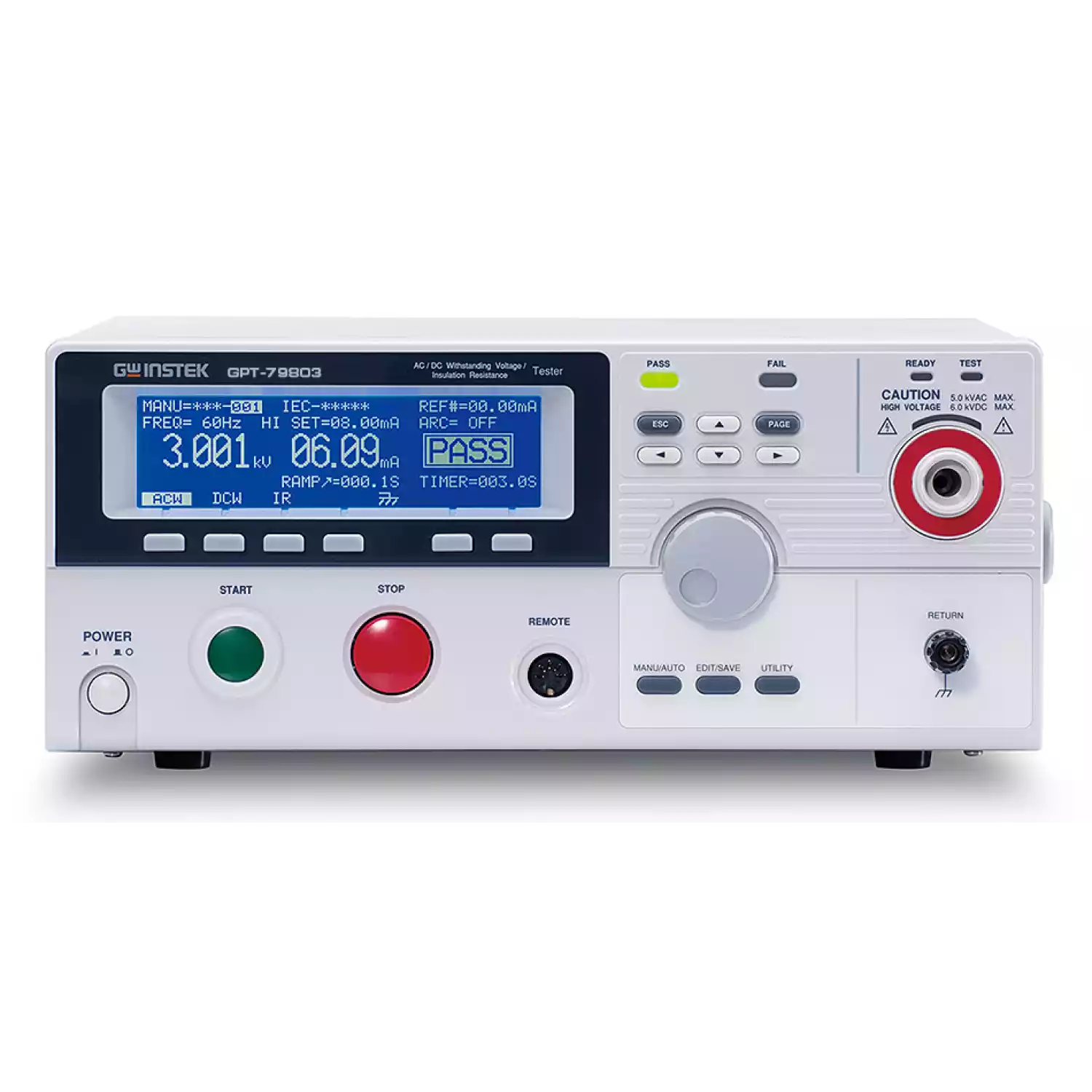 Комплексная установка для проверки параметров электробезопасности GPT-79802 - 1