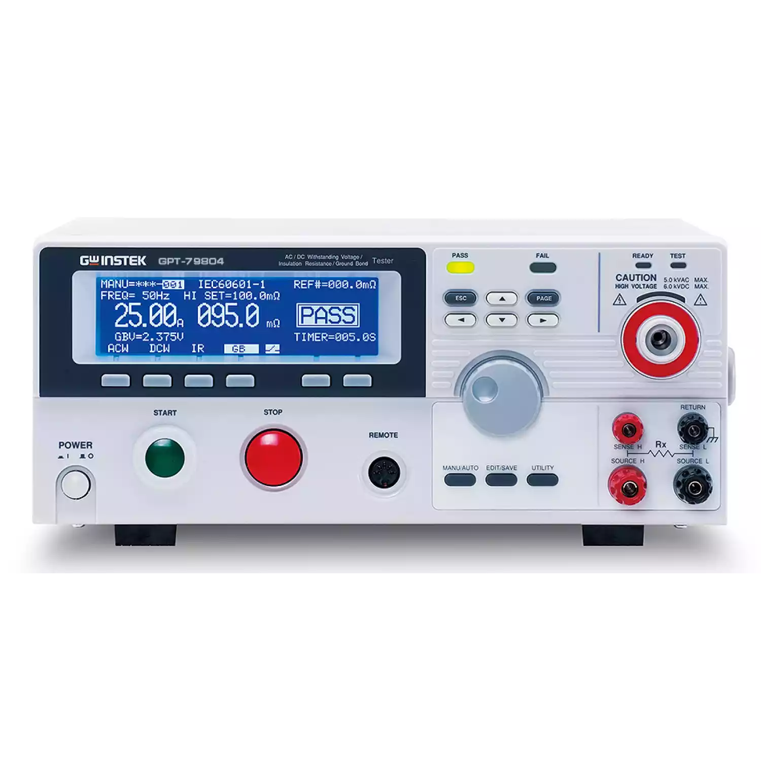 Комплексная установка для проверки параметров электробезопасности GPT-79804 - 1