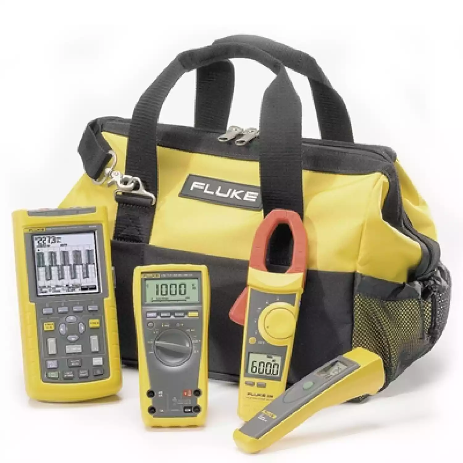 Промышленный комплект Fluke 123-179 (осциллограф Fluke 123 + мультиметр Fluke 179 + токоизмерительные клещи Fluke 336 + ИК-термометр Fluke 61) - 1
