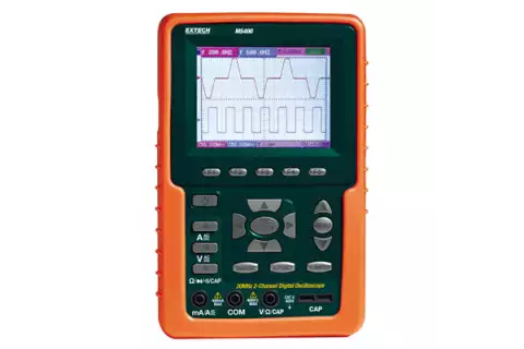 Двухканальный цифровой осциллограф Extech MS400
