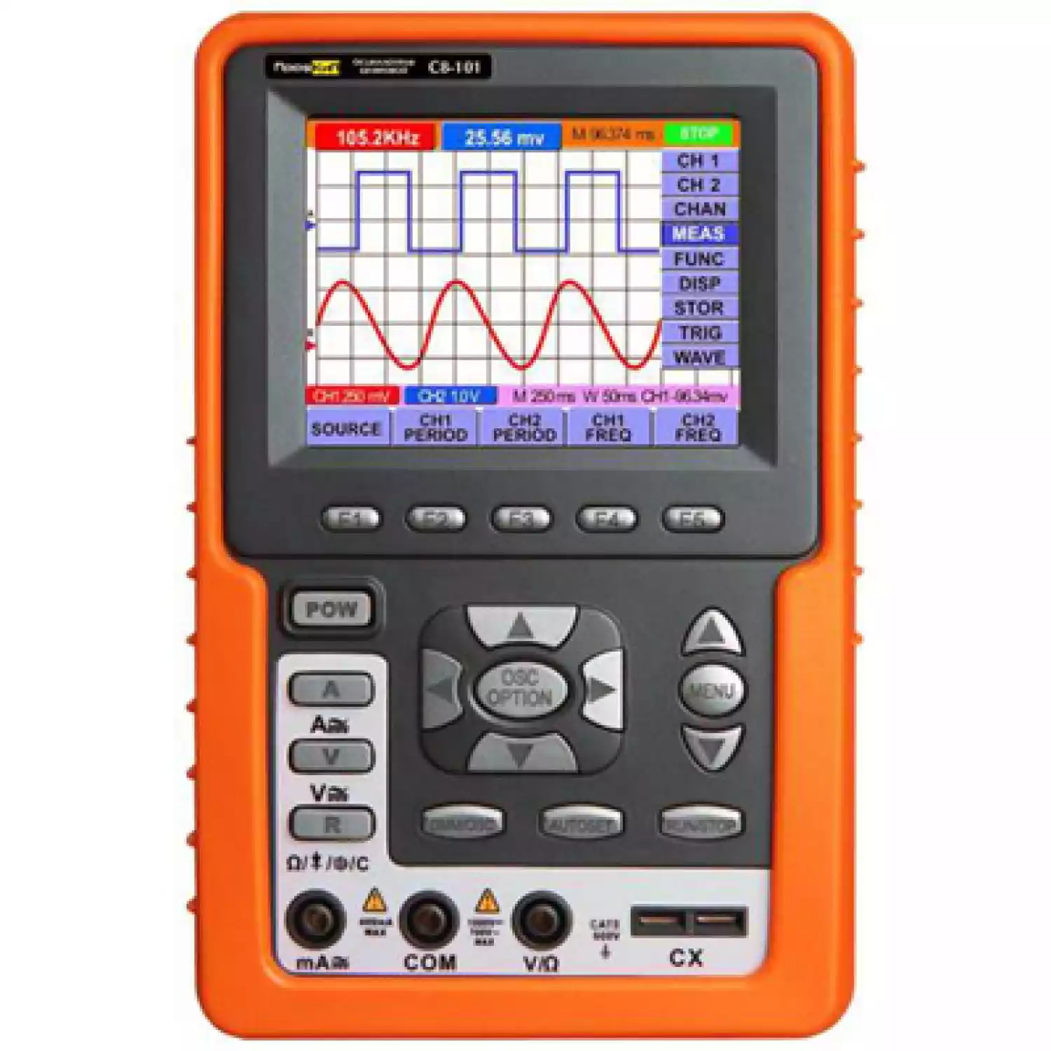 Осциллограф-мультиметр портативный ПРОФКИП С8-122 - 1