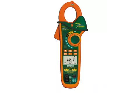 Токоизмерительные TRUE RMS клещи Extech EX613 на 400А с двойным входом и NCV