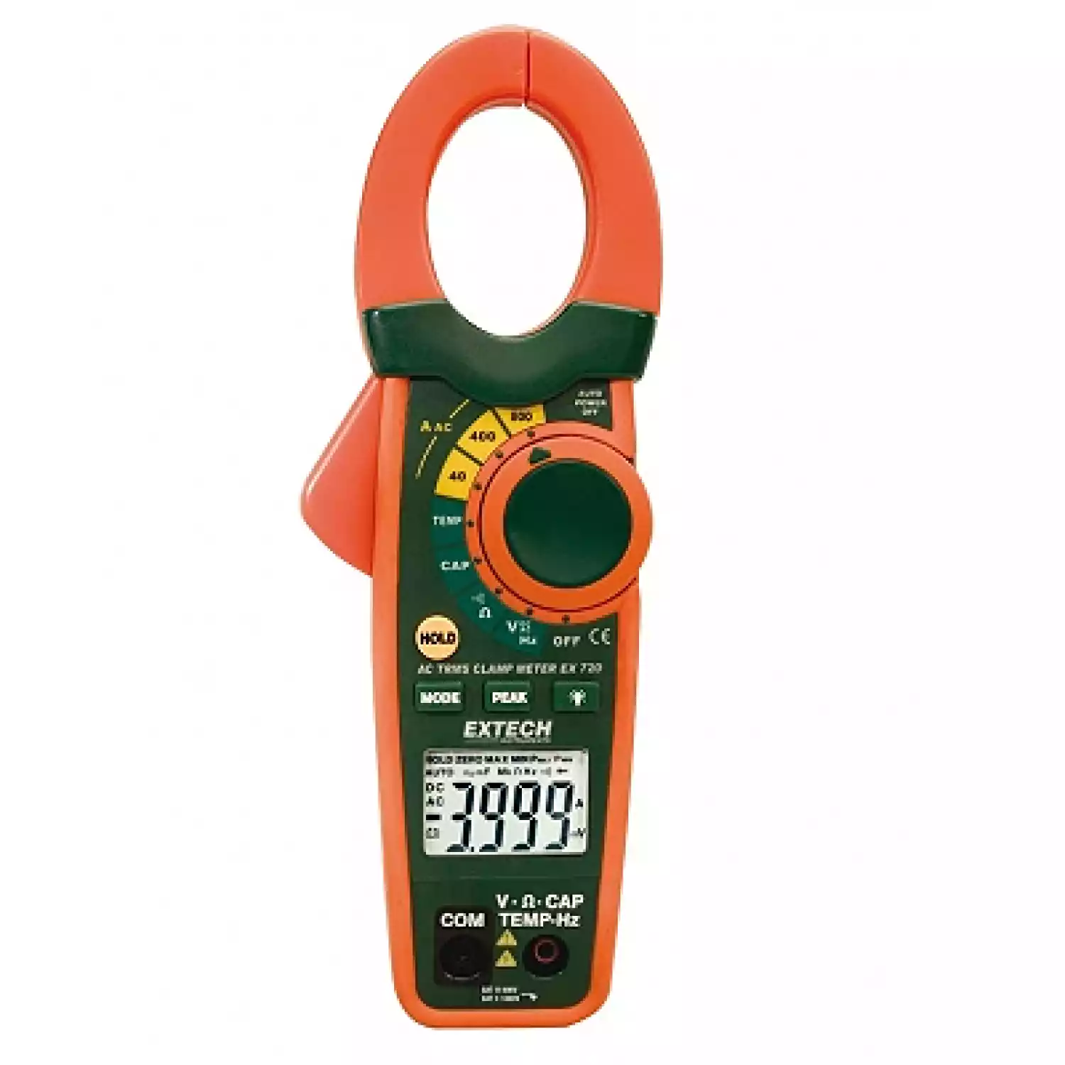 Токоизмерительные True RMS клещи на 800А Extech EX720 - 1