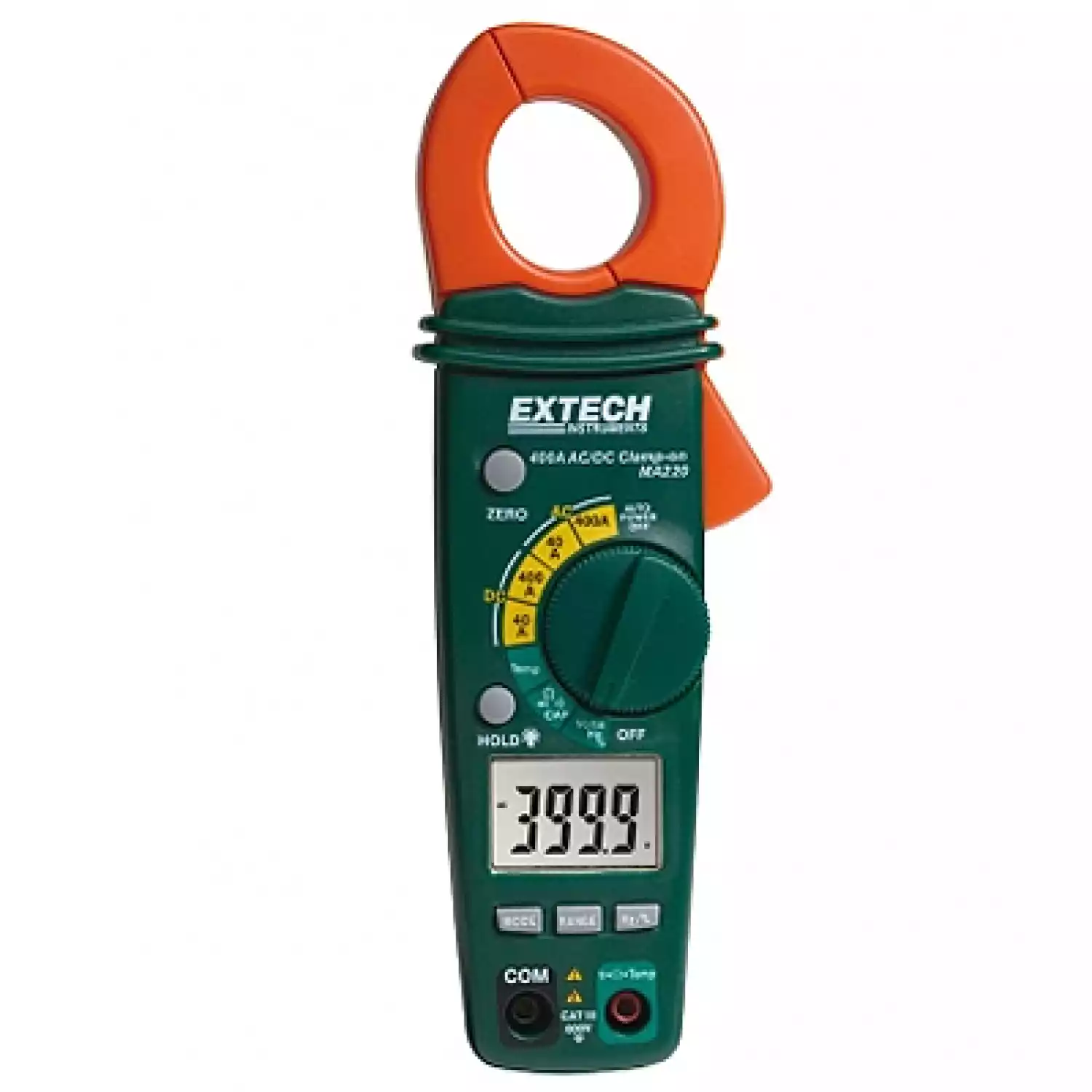 Токоизмерительные клещи Extech MA220 на 400А + определение емкости, частоты и температуры - 1