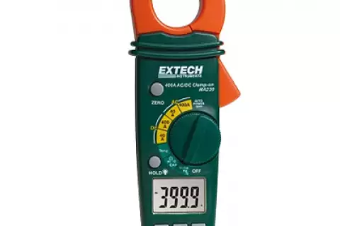 Токоизмерительные клещи Extech MA220 на 400А + определение емкости, частоты и температуры