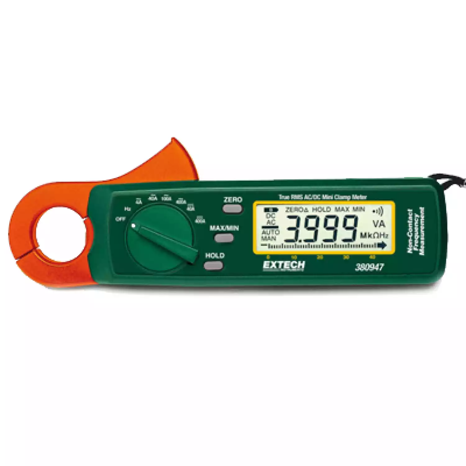 Токоизмерительные TRUE RMS мини клещи Extech 380947 на 400А - 1