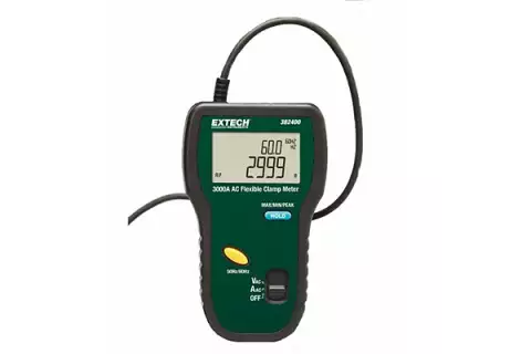 Токоизмерительные TRUE RMS клещи Extech 382400 на 3000А с гибкими зажимами