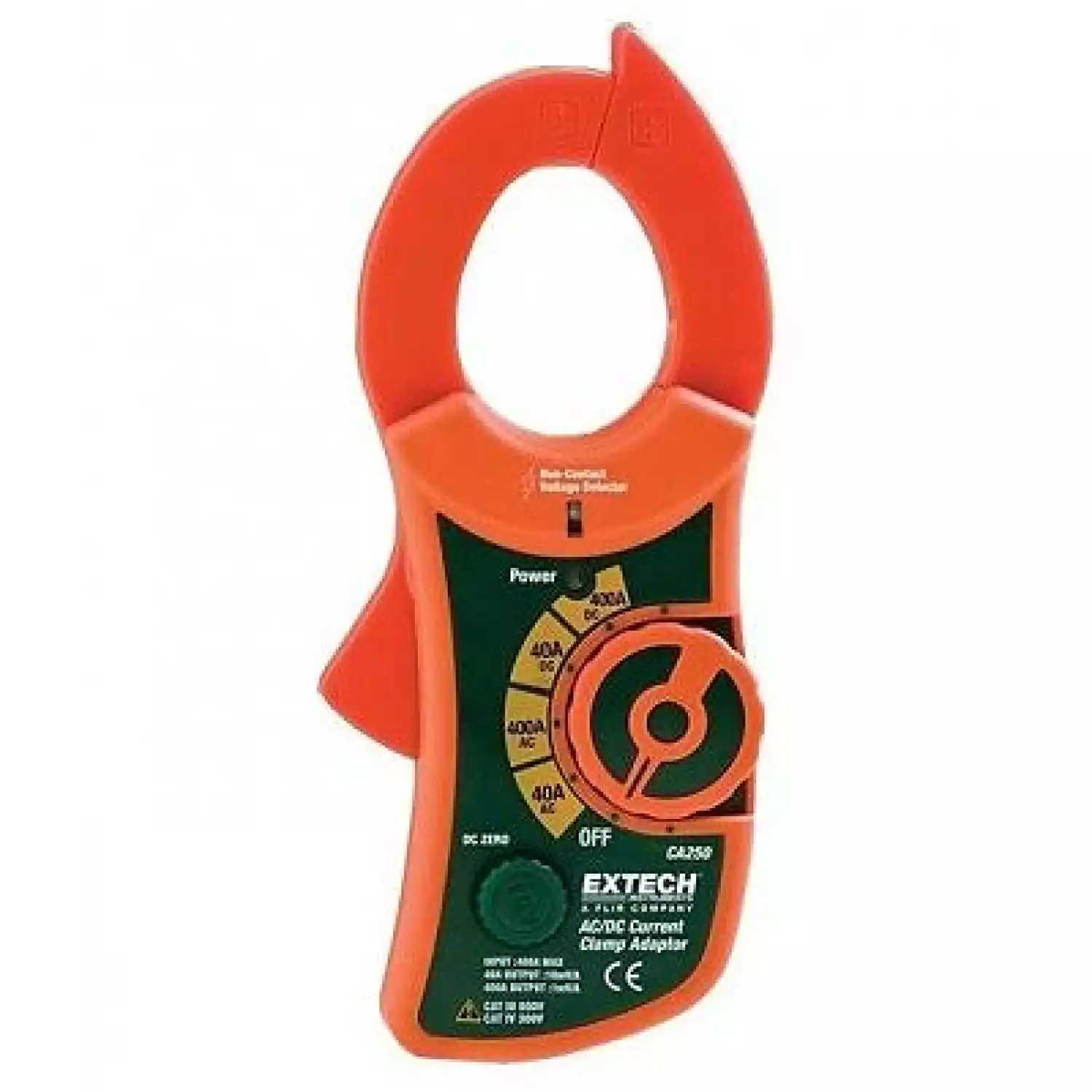 Клещи-адаптер переменного/постоянного тока Extech CA250 на 400А + - 1