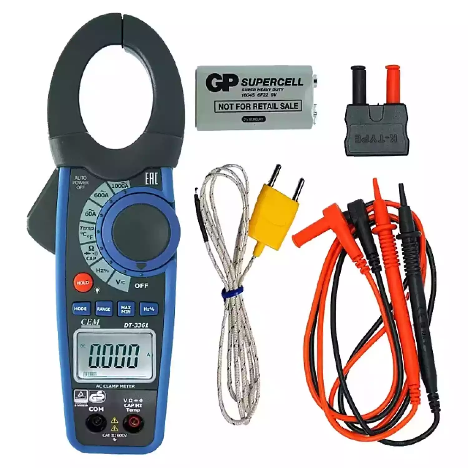 Электроизмерительные клещи DT-3361 - 2