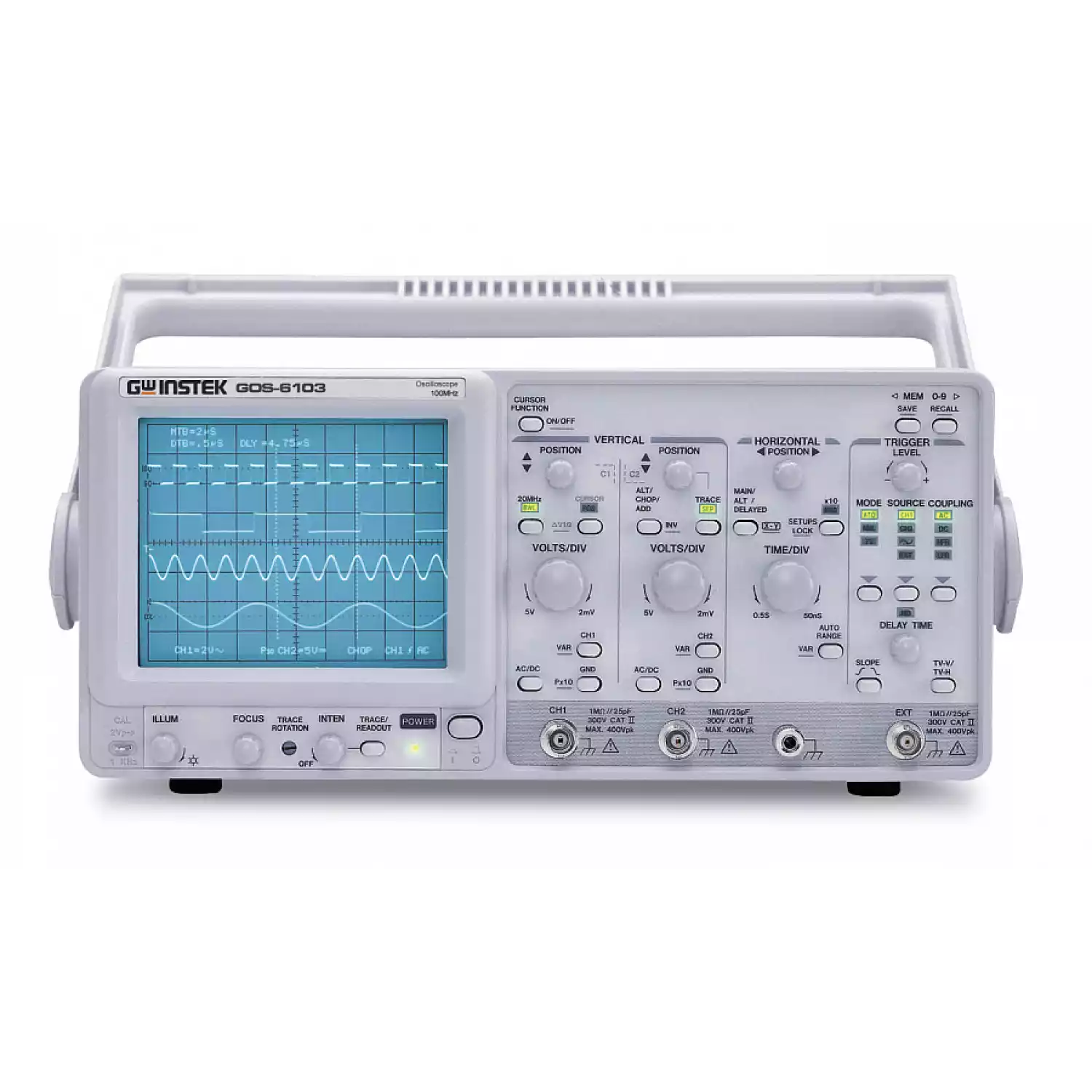 Осциллограф GW Instek GOS-6103 - 1