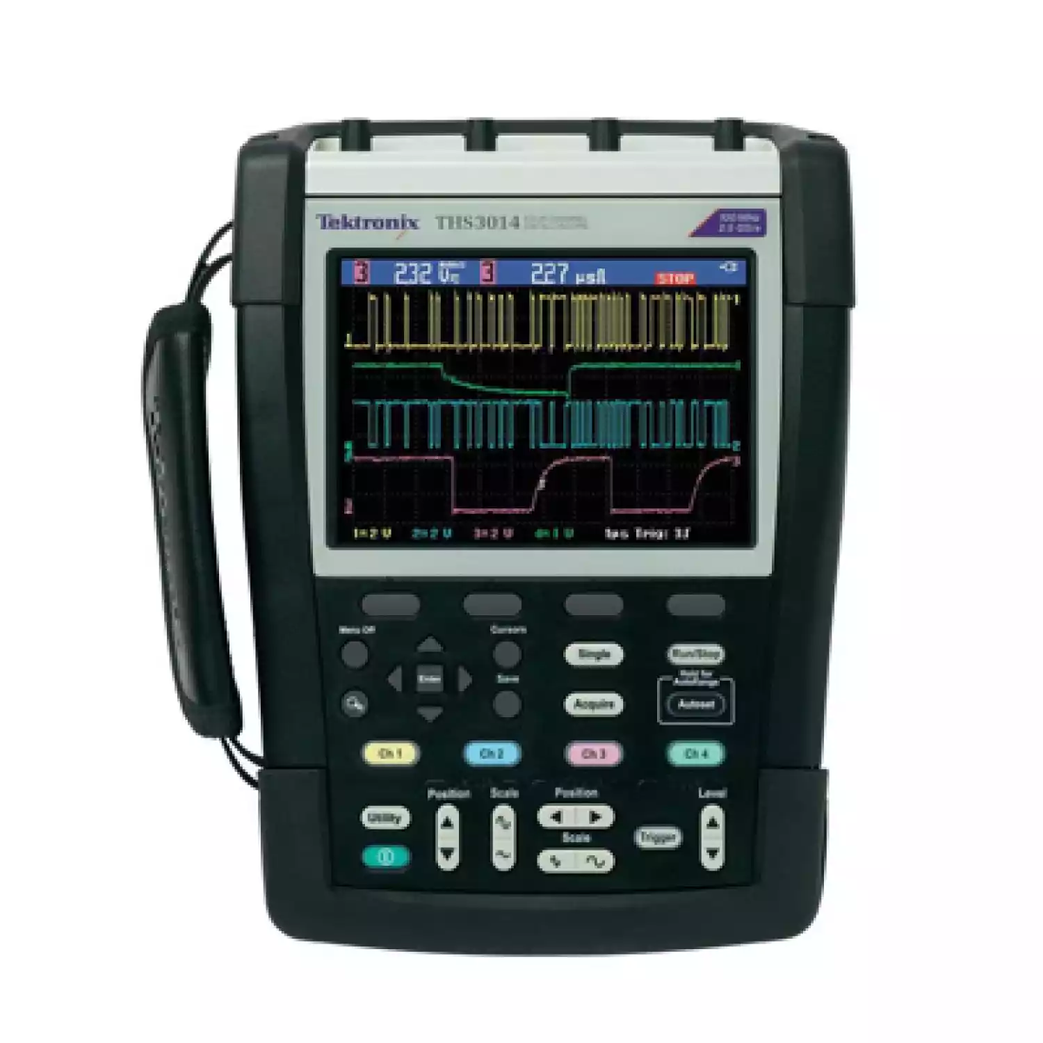 Портативный осциллограф мультиметр Tektronix THS3014 - 1