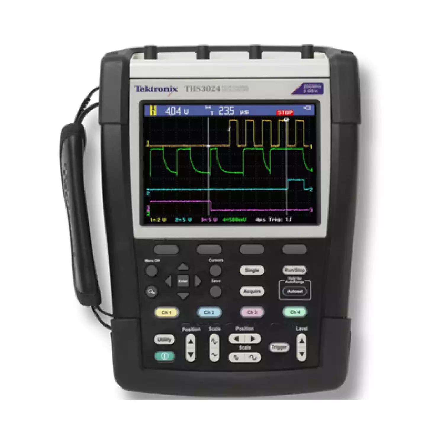 Портативный осциллограф мультиметр Tektronix THS3024 - 1