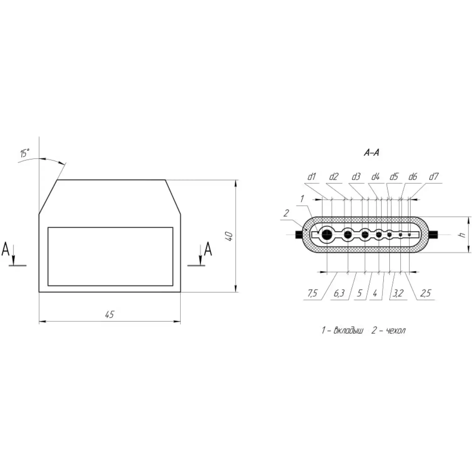 Проволочные эталоны чувствительности по ГОСТ 7512-82 - 3