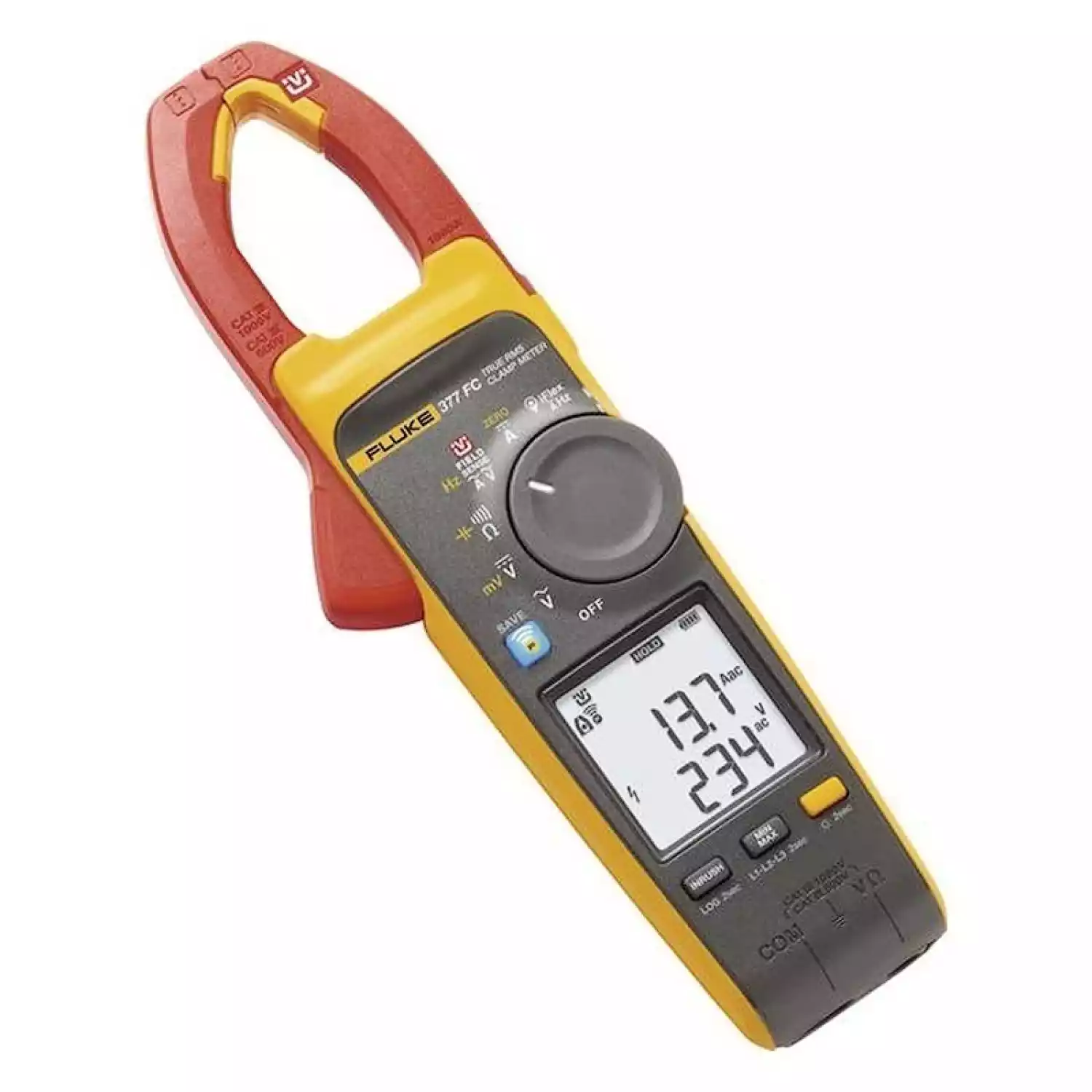 Токоизмерительные клещи Fluke 378 FC с датчиком iFlex для измерений истинных среднеквадратических значений переменного/постоянного тока и напряжения - 1