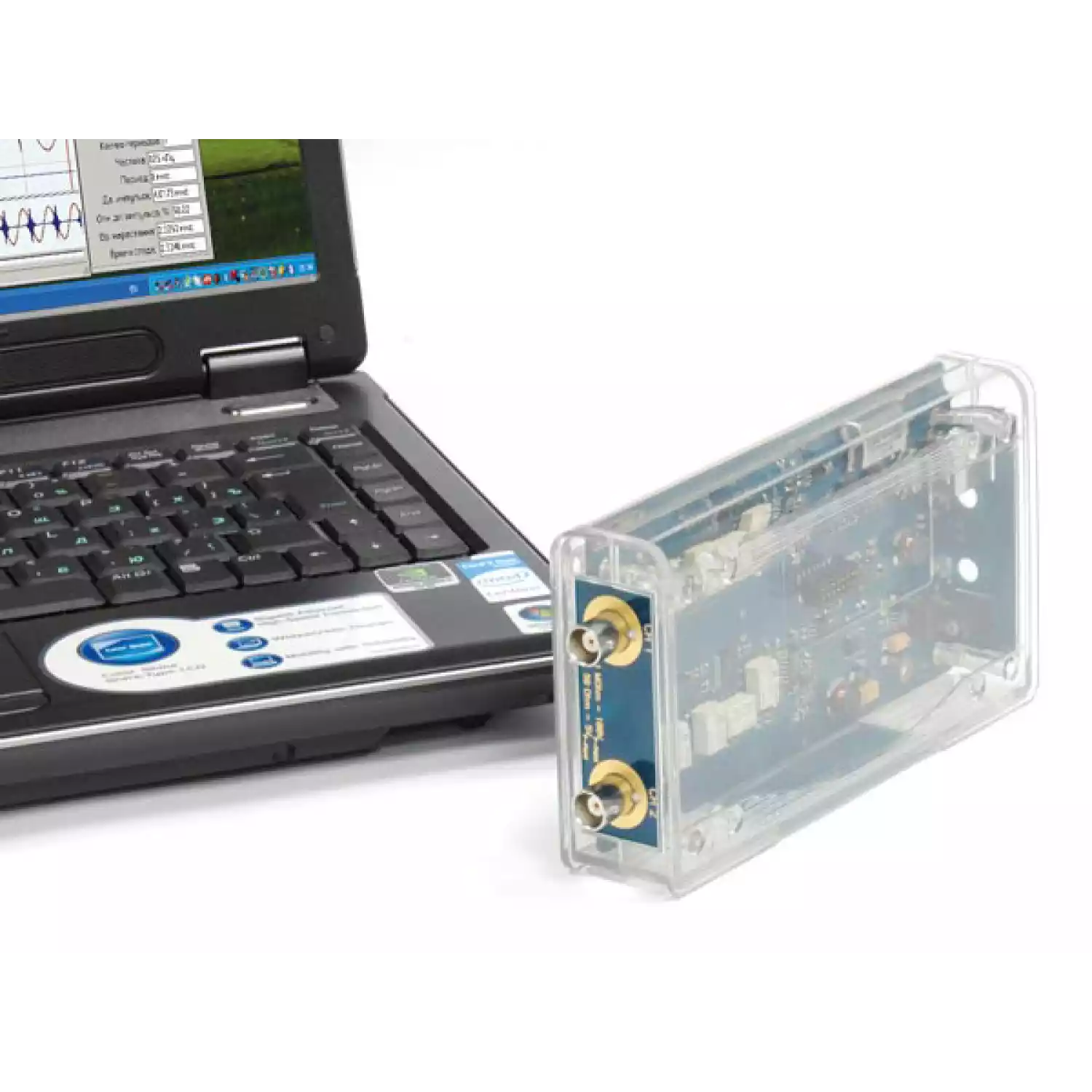 Двухканальный USB осциллограф Актаком АСК-3102 1Т (приставка + анализатор спектра) - 1