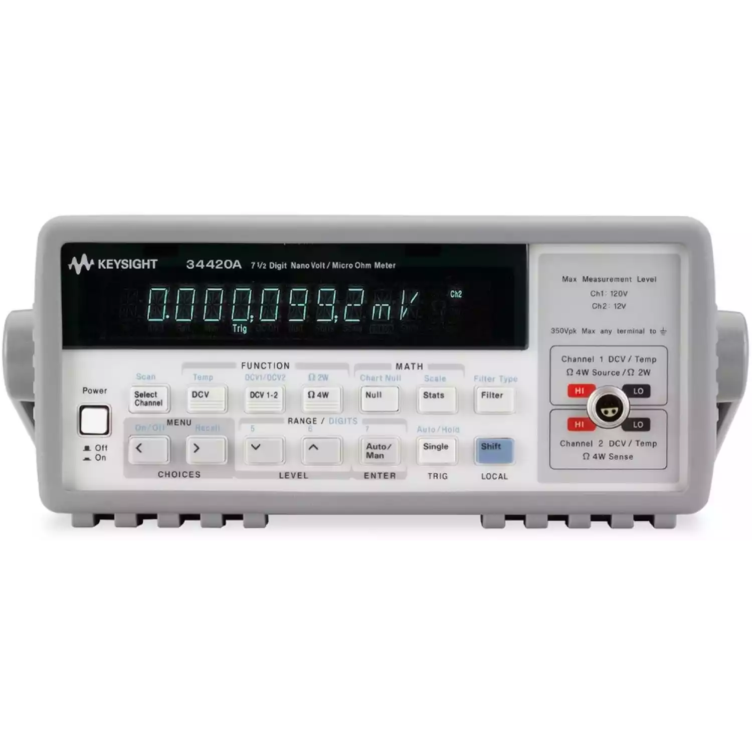 Нановольтметр, микроомметр цифровой Keysight 34420A - 1