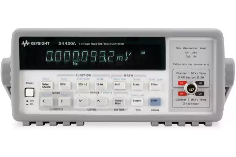 Нановольтметр, микроомметр цифровой Keysight 34420A